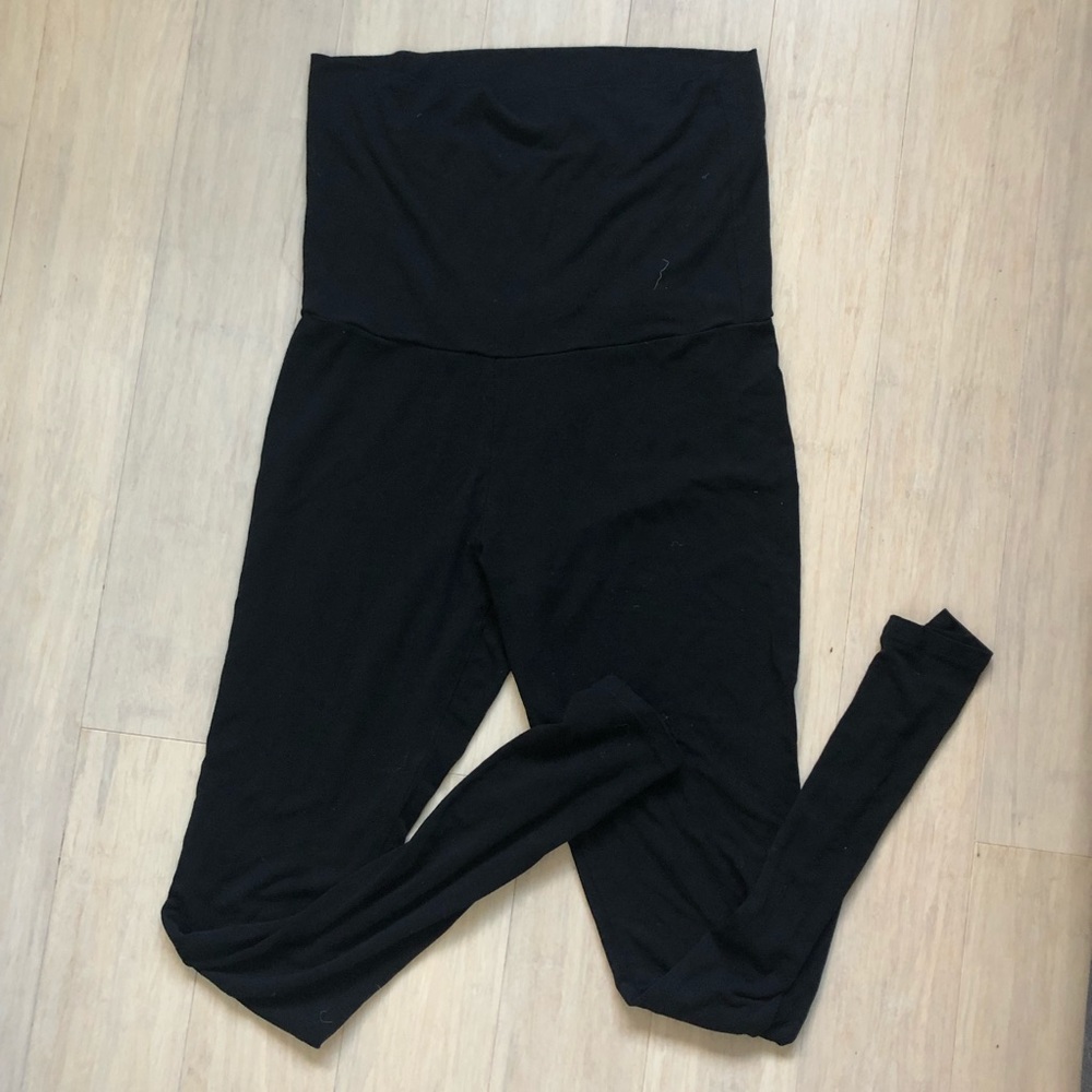Storq Signature Maternity Leggings Size Petite